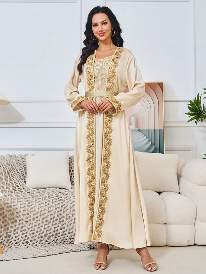 2 Piece Sets Muslim Women Abaya