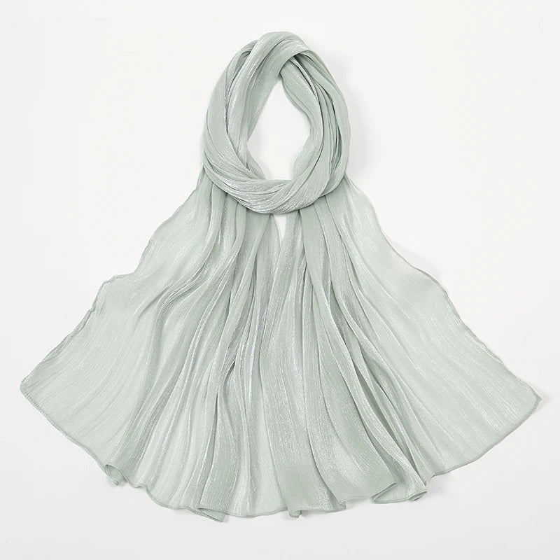 New Premium Silk Crinkle Hijab