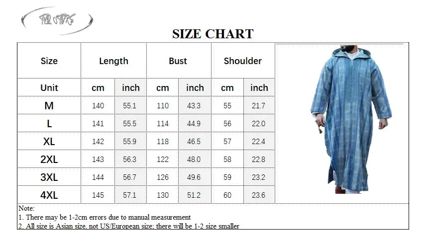 Muslim men's fashion Jubba thobe