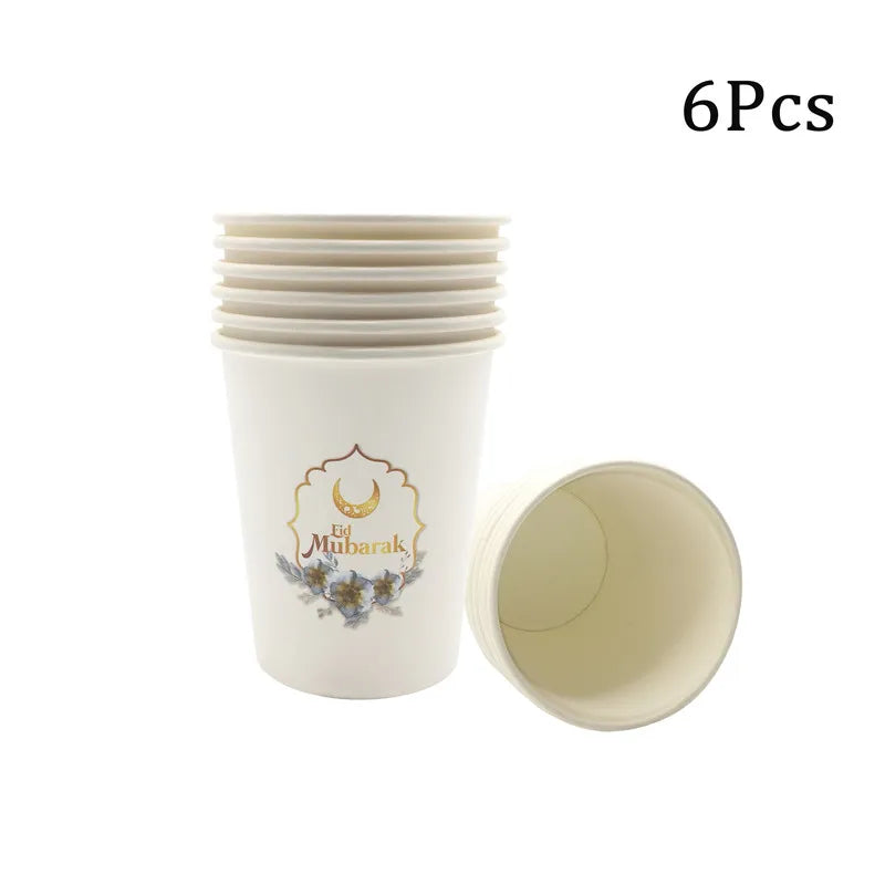 Eid Mubarak Disposable Tableware