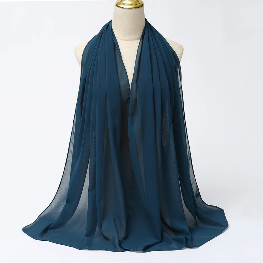 Muslim Chiffon Hijab Scarf for Women