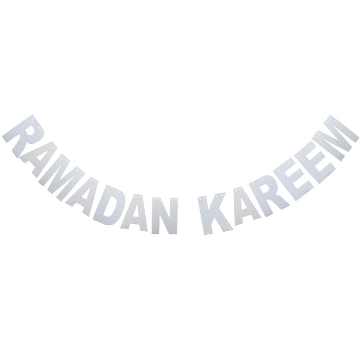 EID Mubarak Banner Glitter Star