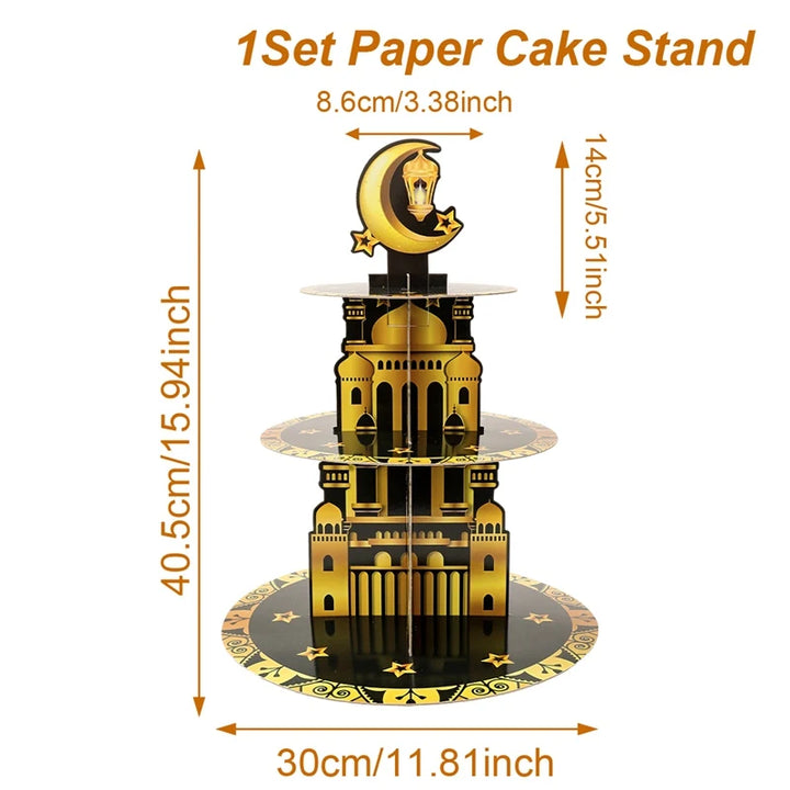 Eid Mubarak Cake Stand Holder