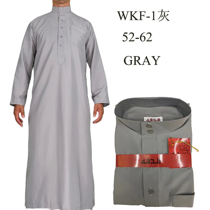 Grey Color Long Thobe