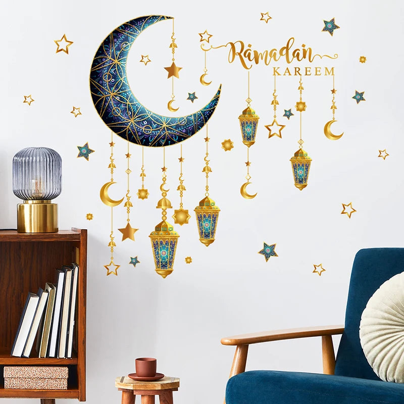 Muslim Islamic Window Sticker Decorations for Home