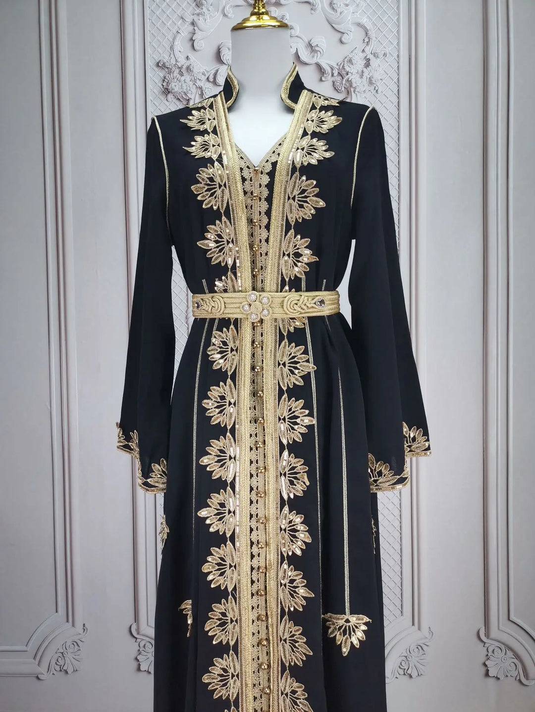 Muslim Women Party Embroidery Dresses