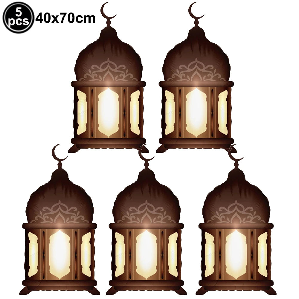 Eid Mubarak Letter Balloons
