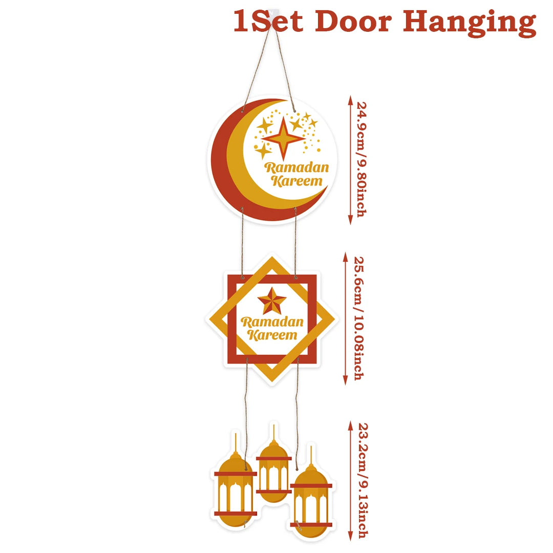 Eid Mubarak Door Hanging Flag