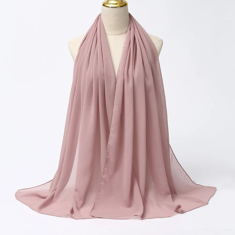 Muslim Chiffon Hijab Scarf for Women