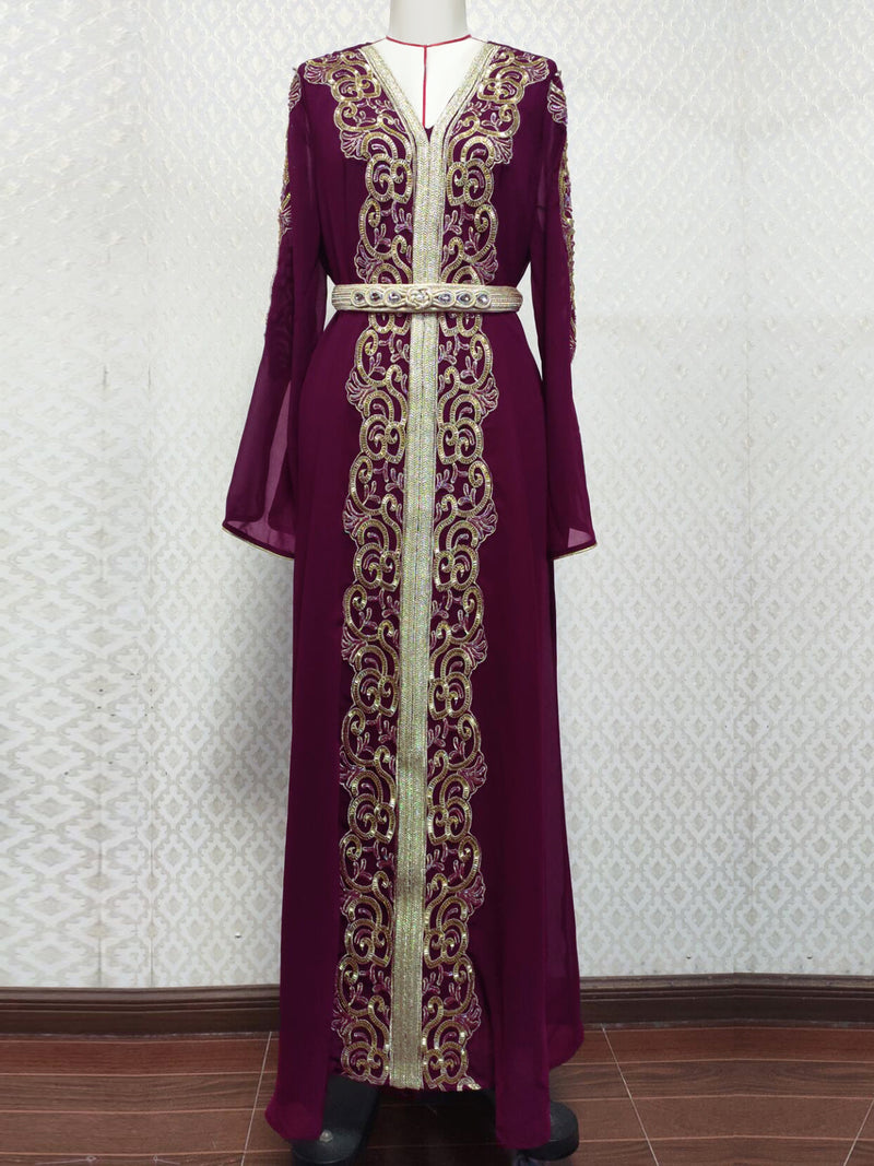 Muslim Embroidery Abaya for Woman