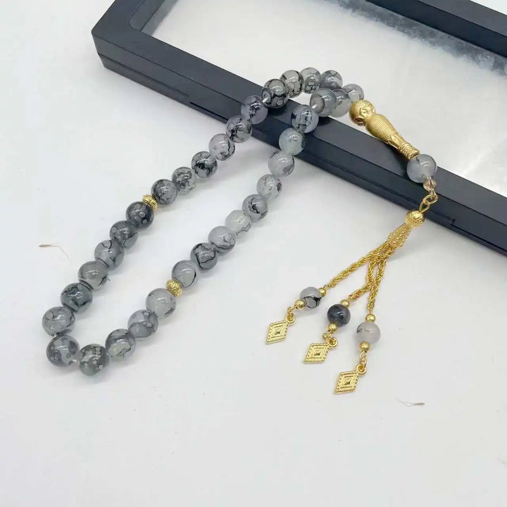 Glass Tassel Muslim Tasbeeh