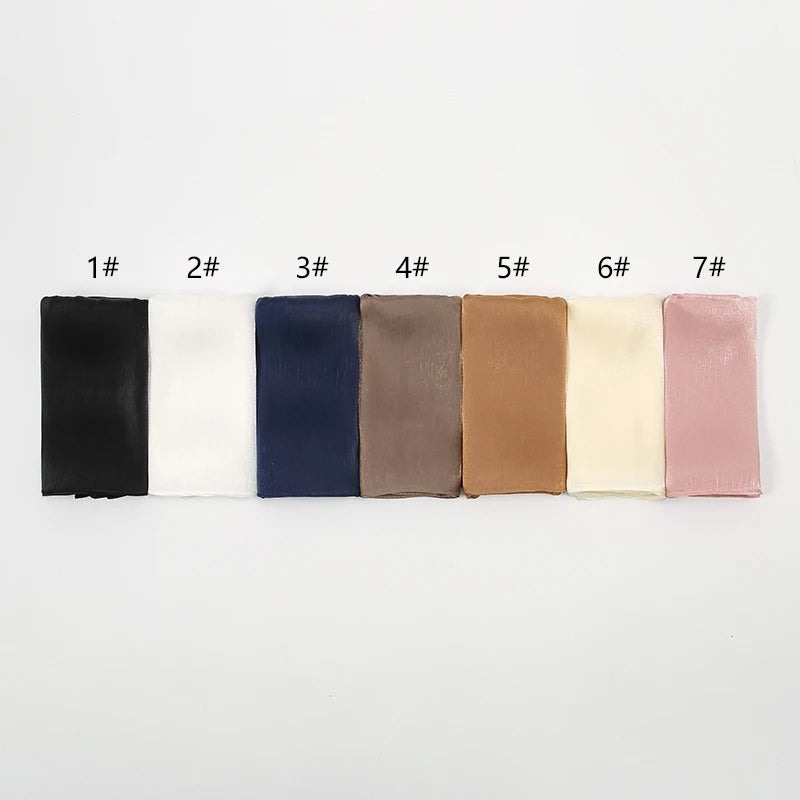 New Premium Silk Crinkle Hijab