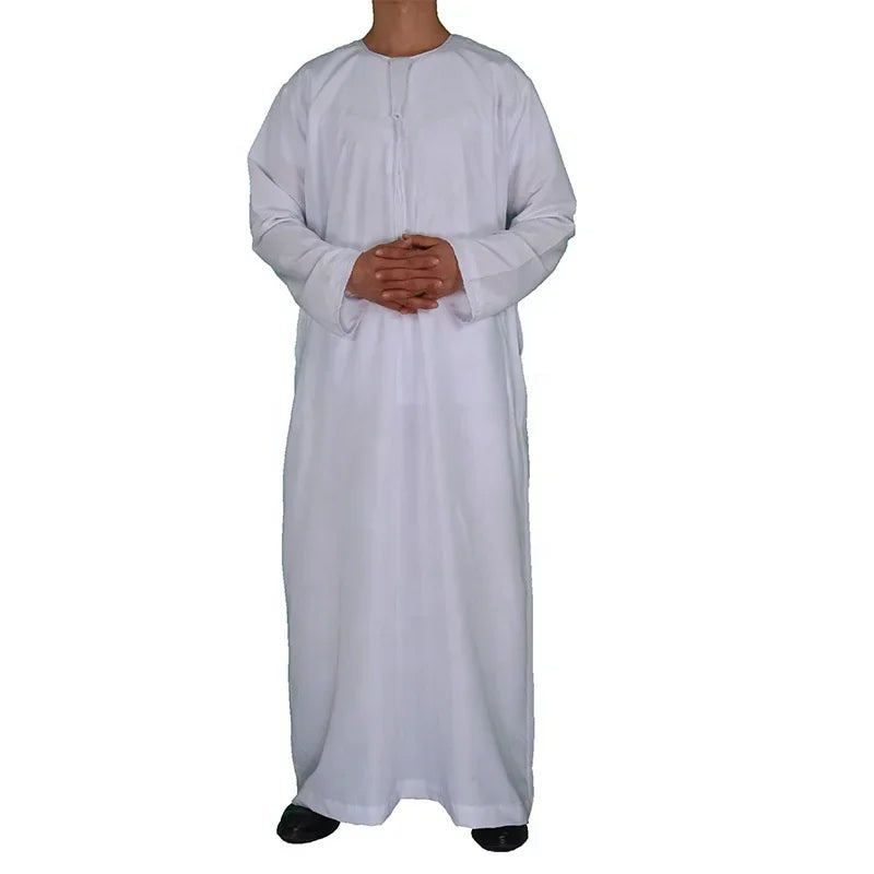 Muslim Men White Jubba Thobe