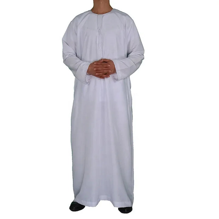 Muslim Men White Jubba Thobe