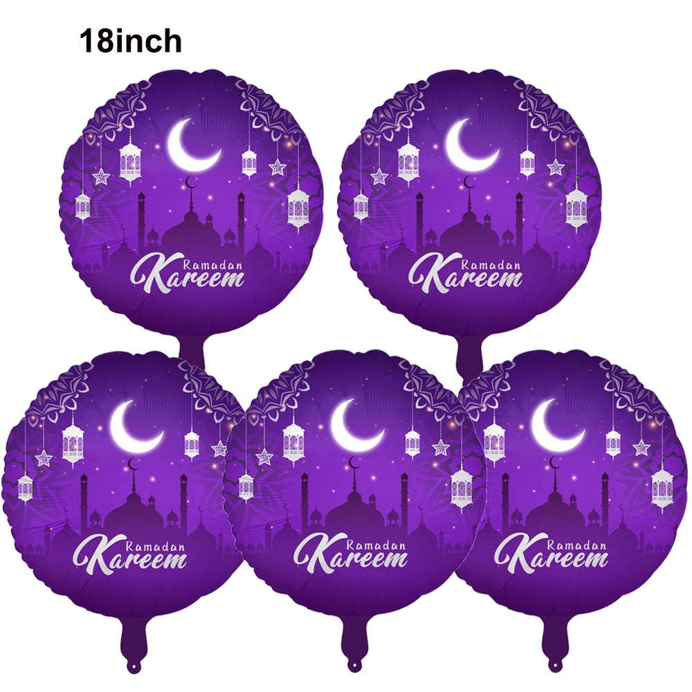 Eid Mubarak Letter Balloons