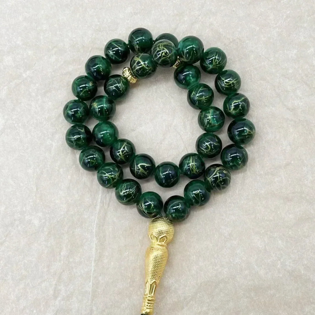 Glass Tassel Muslim Tasbeeh
