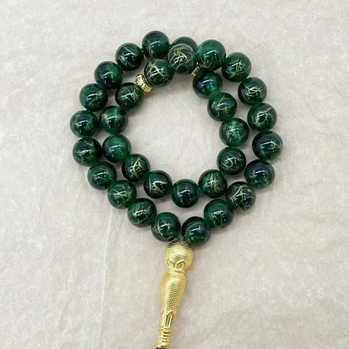Glass Tassel Muslim Tasbeeh