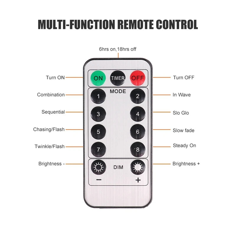 3M LED Remote Curtain Light Control USB Ramadan Decoration