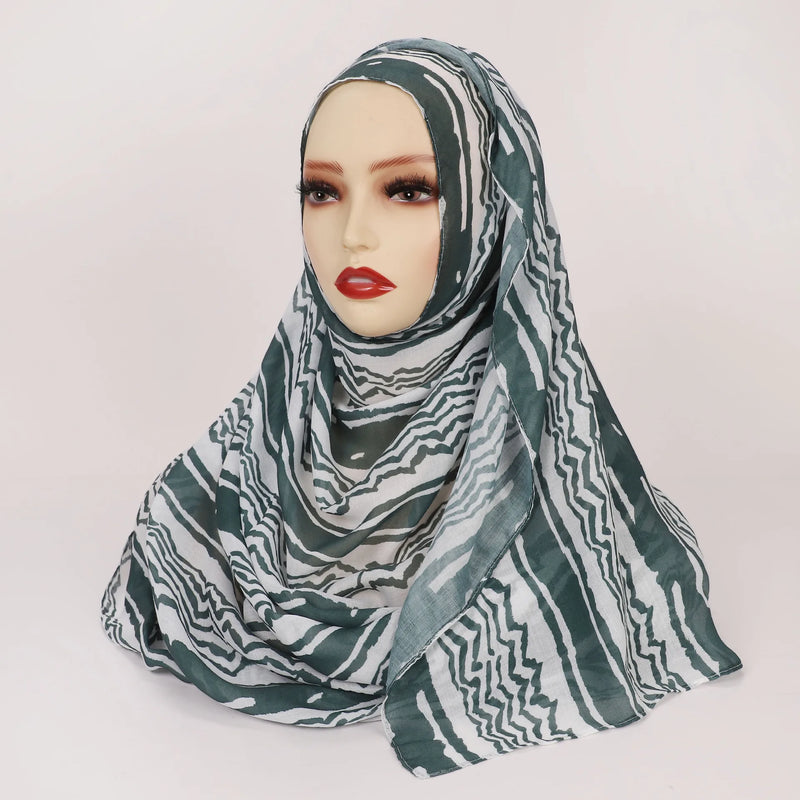 Leopard Print Ramadan Hijab for Women