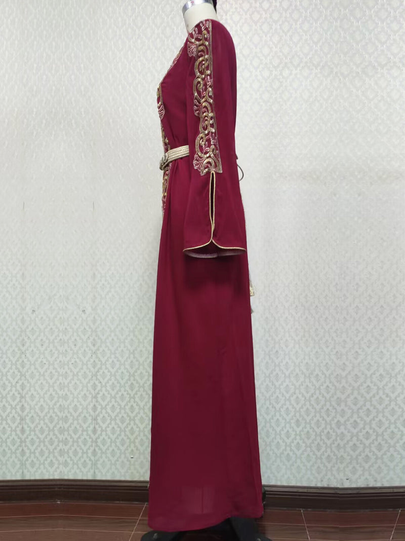 Muslim Embroidery Abaya for Woman