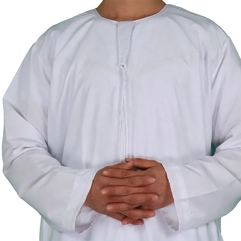 Muslim Men White Jubba Thobe