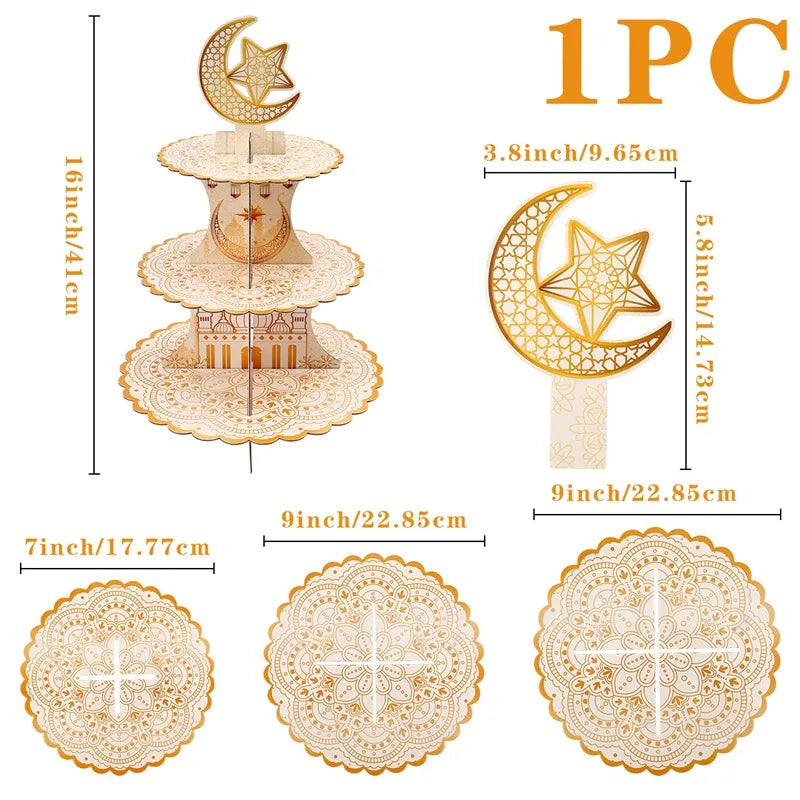 Eid Mubarak Cake Stand Holder