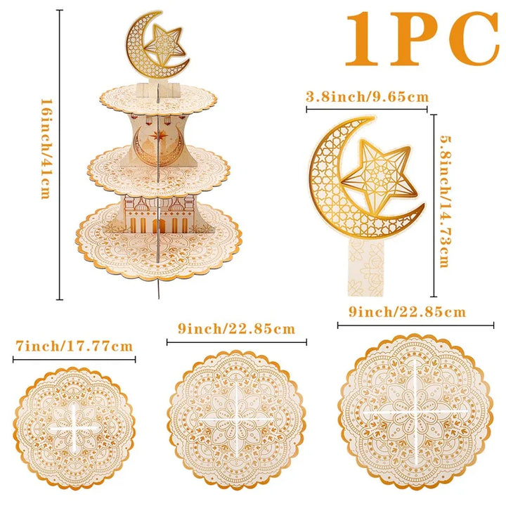 Eid Mubarak Cake Stand Holder