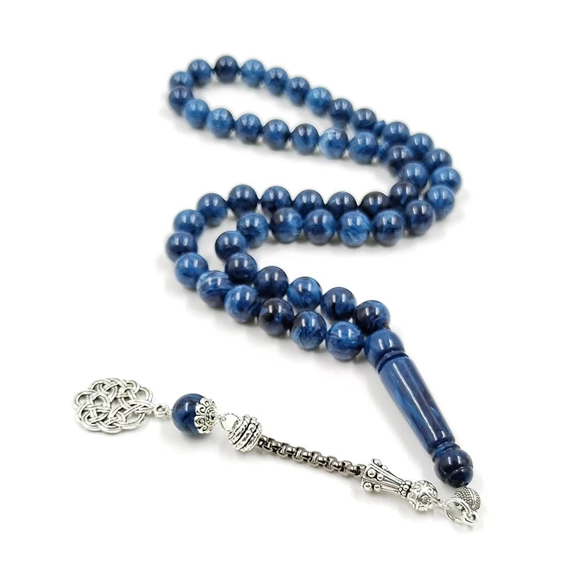 Blue Resin Islamic Tasbih