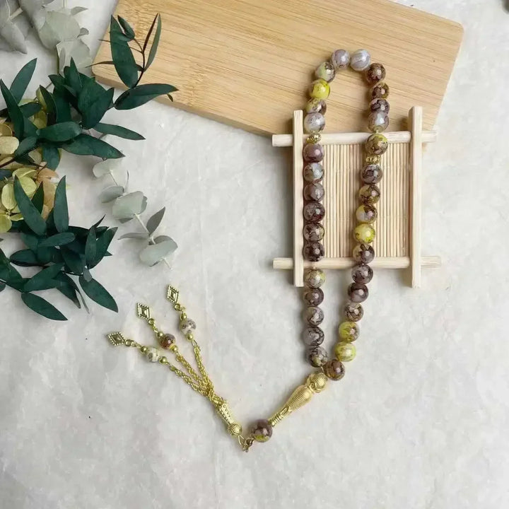 Glass Tassel Muslim Tasbeeh