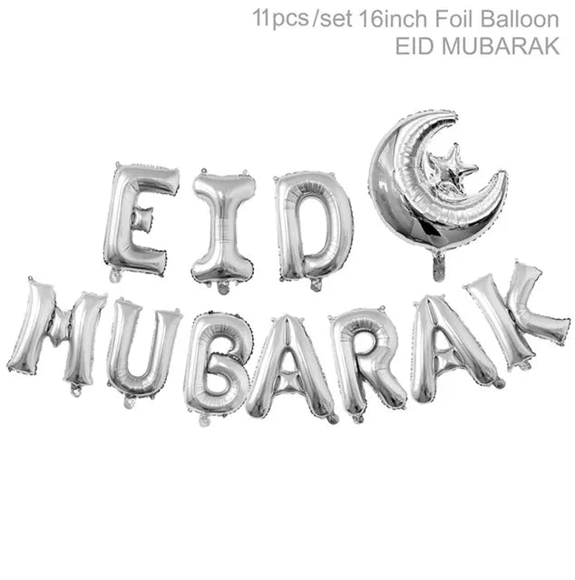 EID Mubarak Balloons Decoration For Home