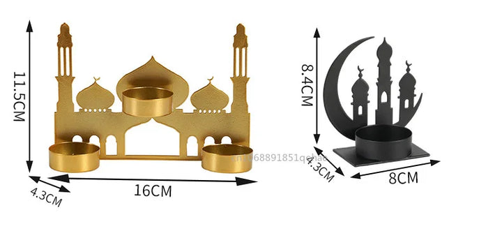 Eid Mubarak Candle Holder for Home Decoration