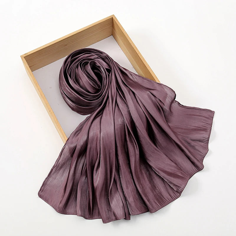 New Premium Silk Crinkle Hijab