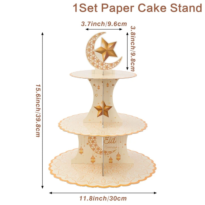 Eid Mubarak Cake Stand Holder