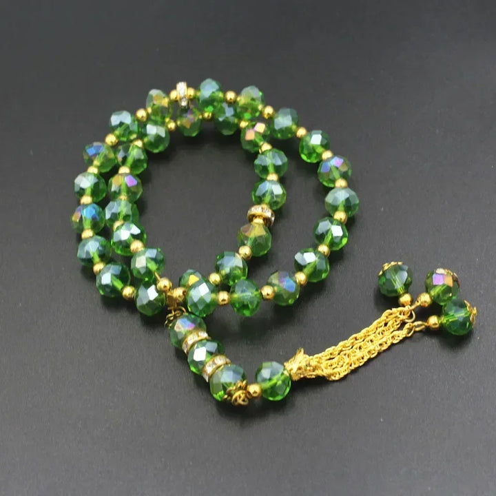 Glass Tassel Muslim Tasbeeh