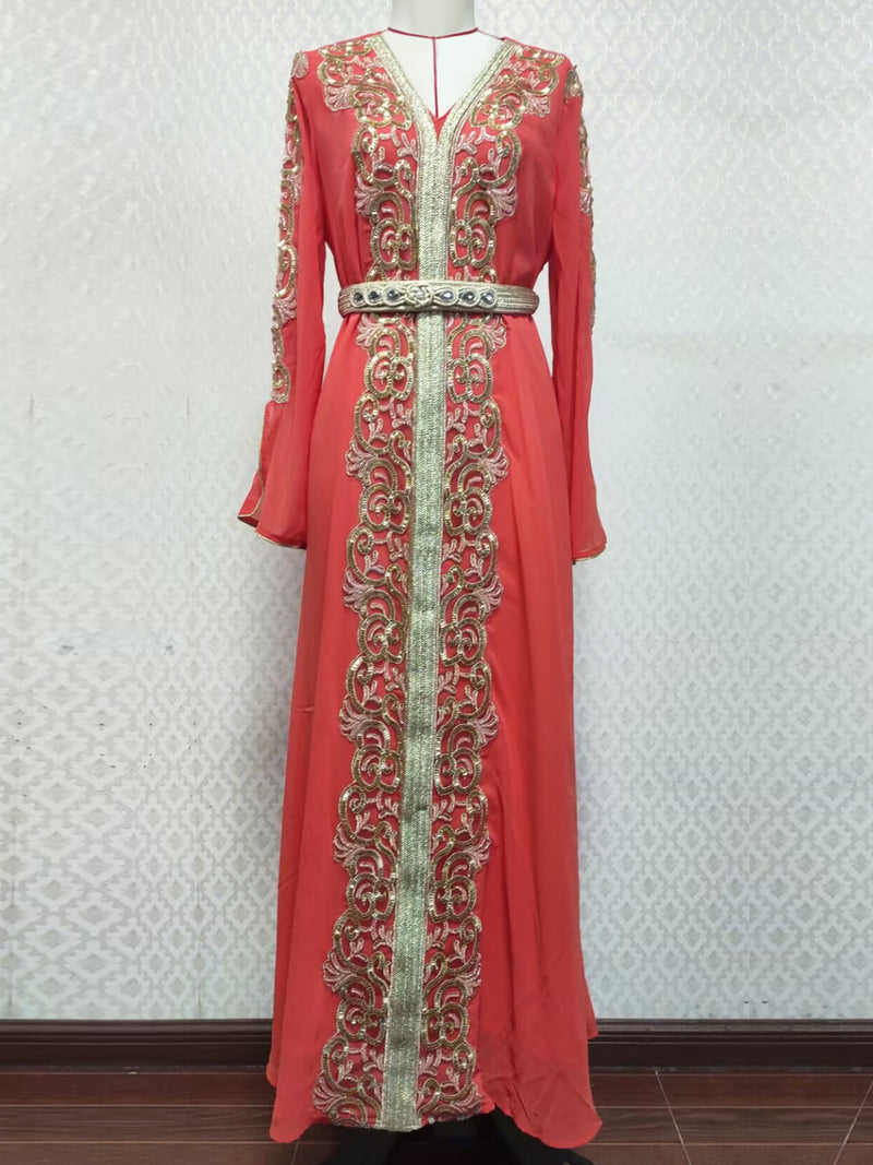 Muslim Embroidery Abaya for Woman