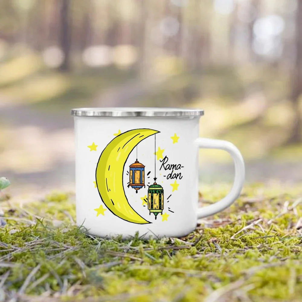 Eid Mubarak Print Coffee Cup