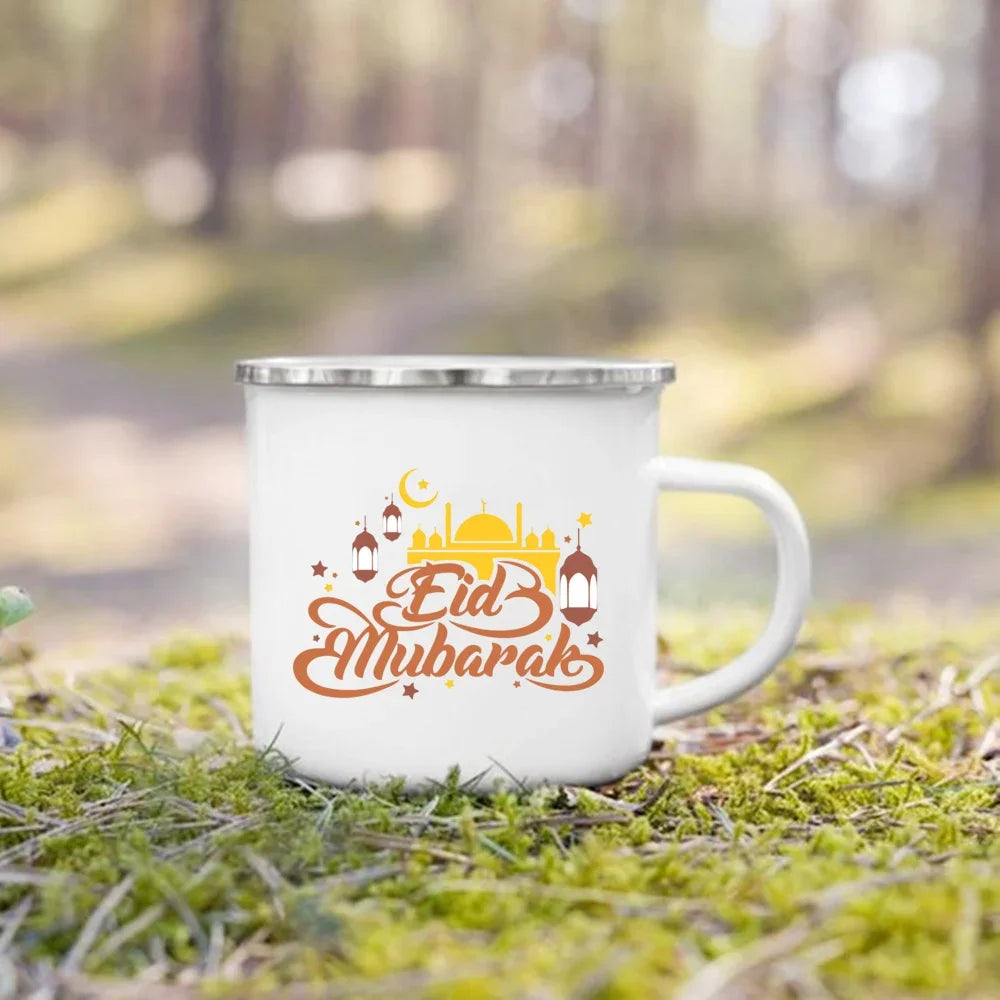 Eid Mubarak Print Coffee Cup