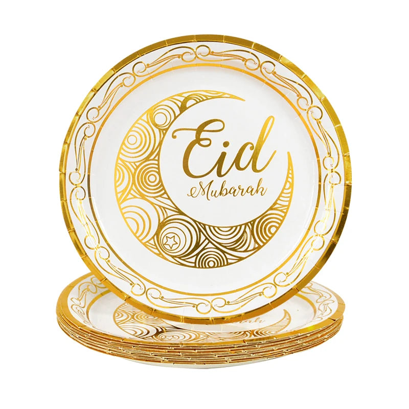 Eid Mubarak Disposable Tableware