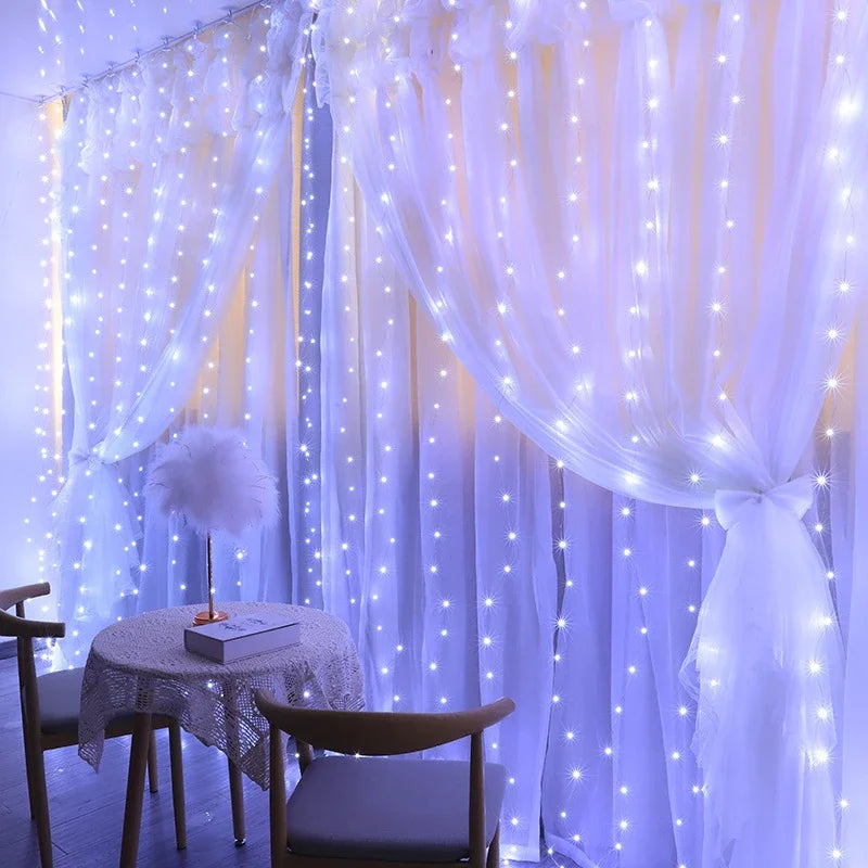 3M LED Remote Curtain Light Control USB Ramadan Decoration