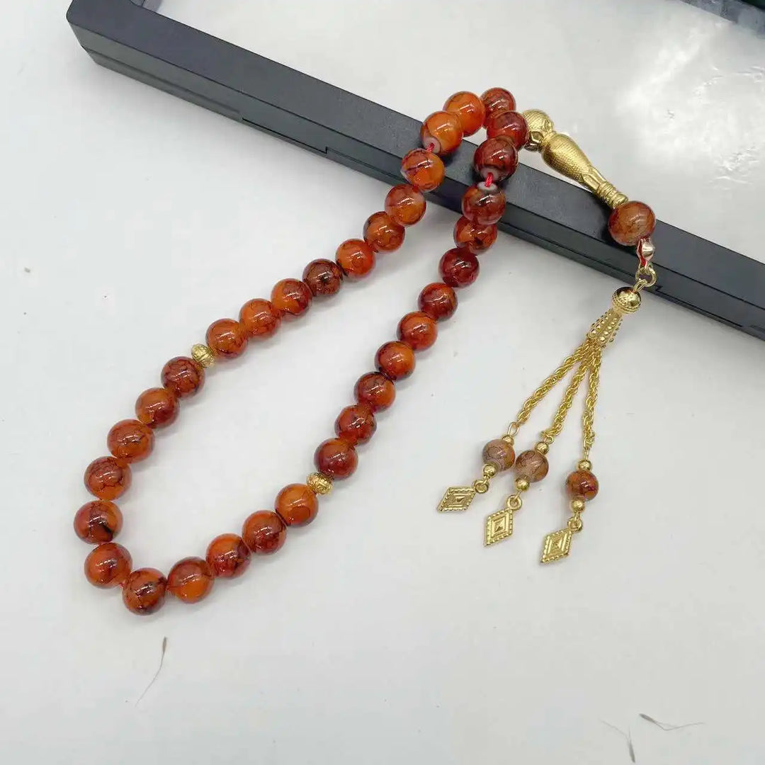 Glass Tassel Muslim Tasbeeh