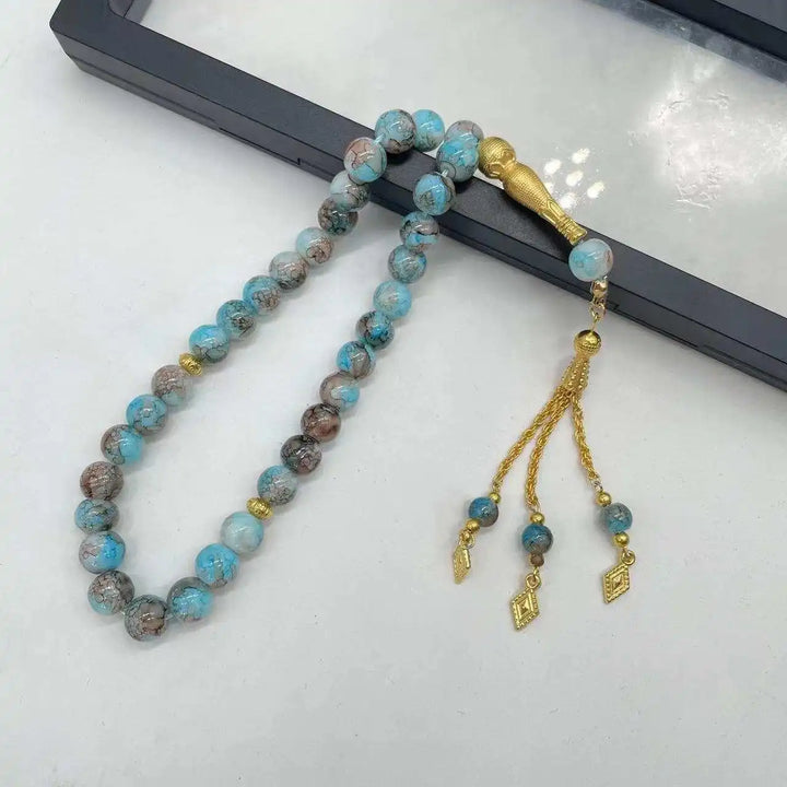 Glass Tassel Muslim Tasbeeh