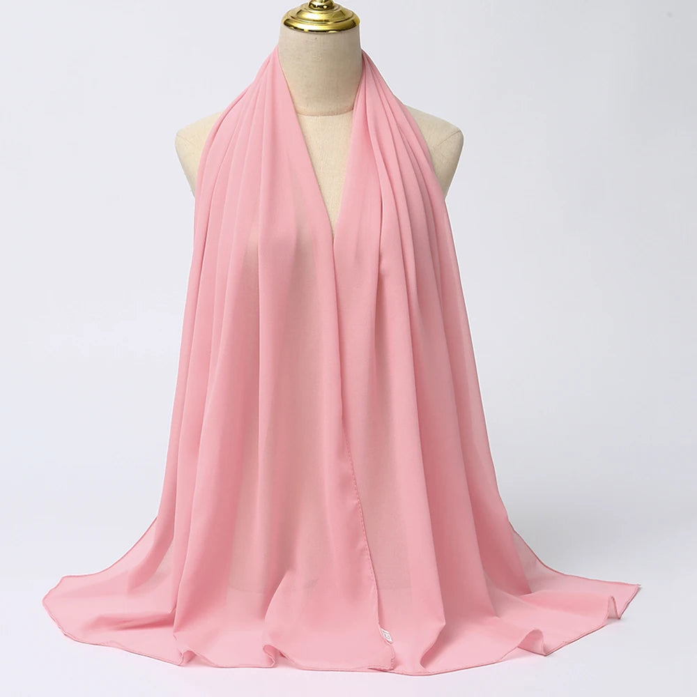 Muslim Chiffon Hijab Scarf for Women