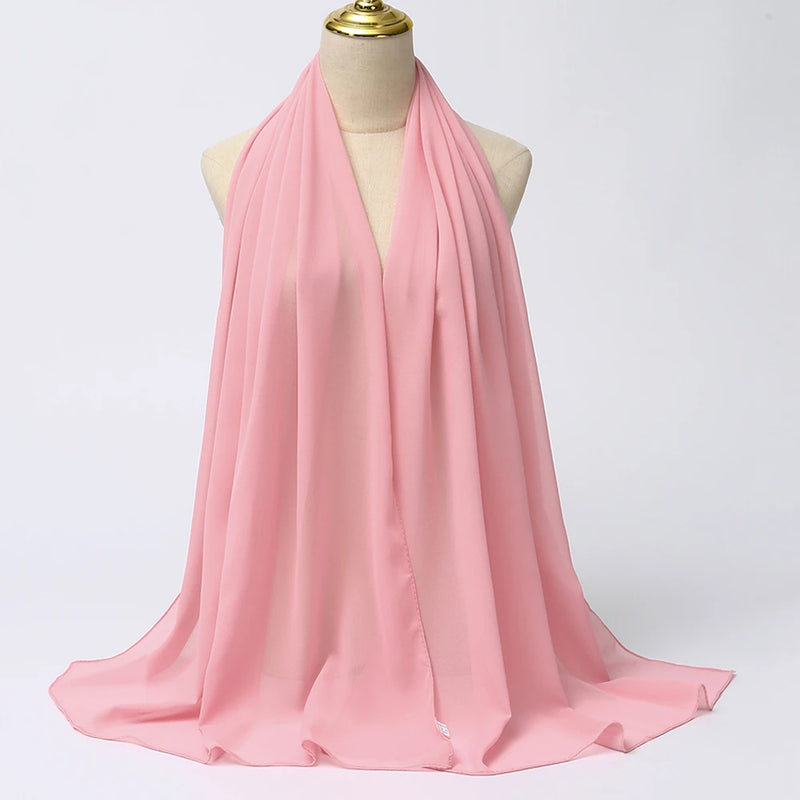 Muslim Chiffon Hijab Scarf for Women