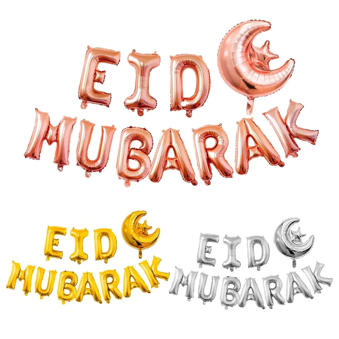 EID Mubarak Balloons Decoration For Home