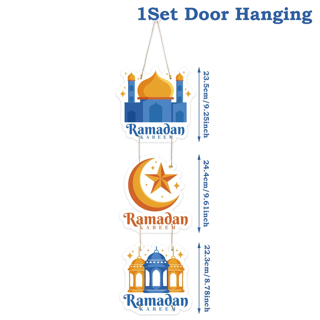 Eid Mubarak Door Hanging Flag