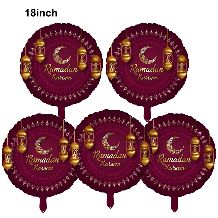Eid Mubarak Letter Balloons
