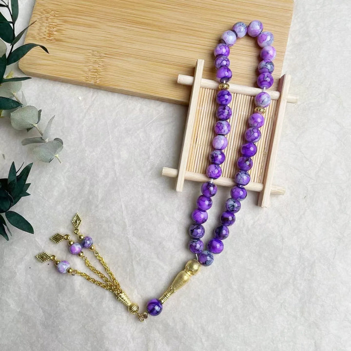Glass Tassel Muslim Tasbeeh