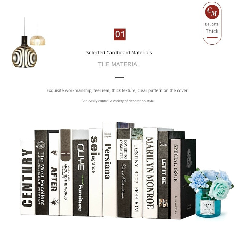 Accessible Luxury Decoration Photo Prop Books Decoration