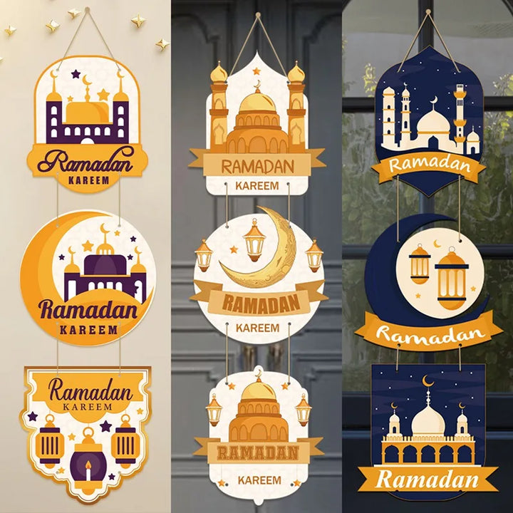 Eid Mubarak Door Hanging Flag