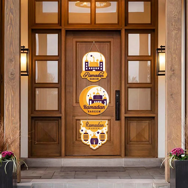 Eid Mubarak Door Hanging Flag